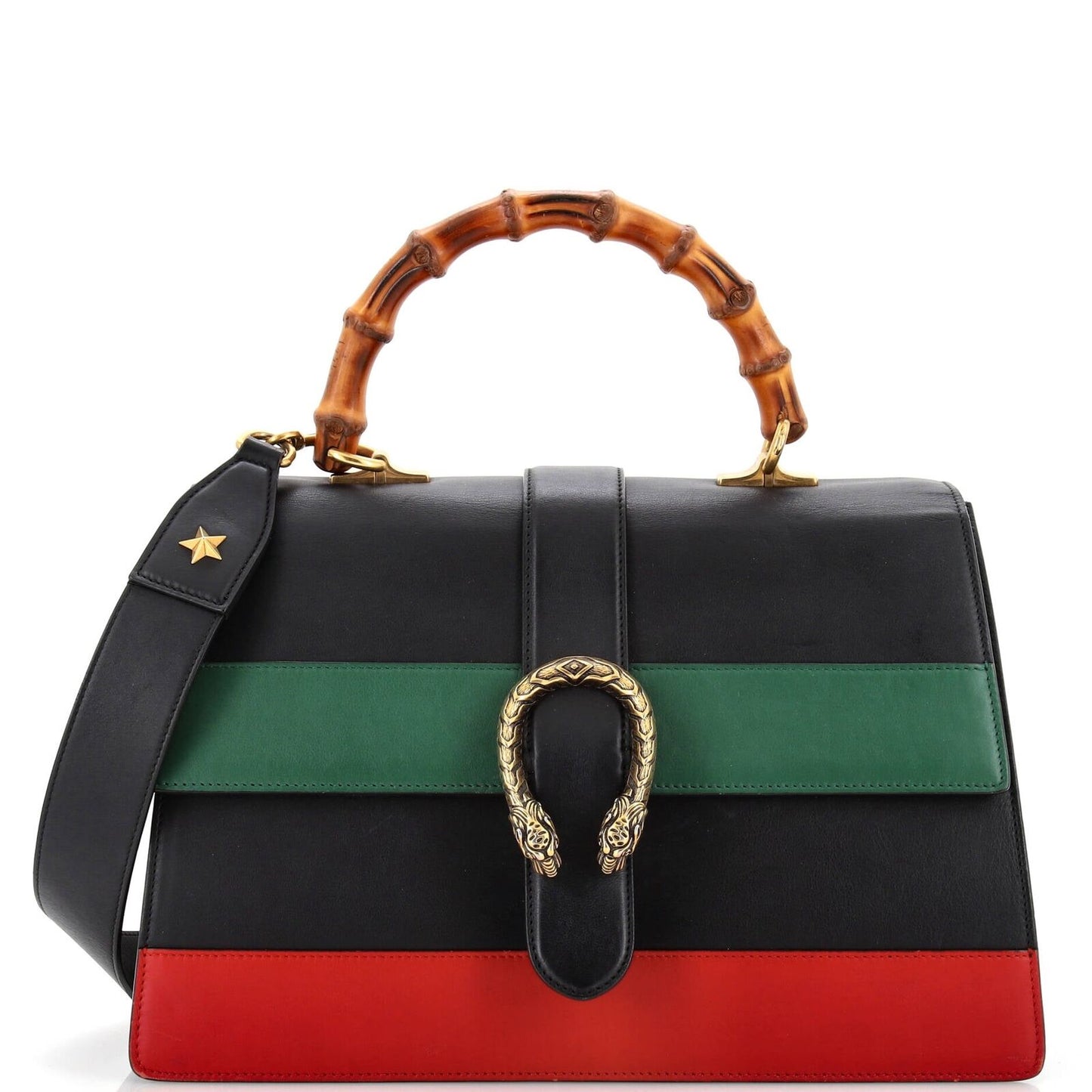 Gucci Leather Top Handle Handbag