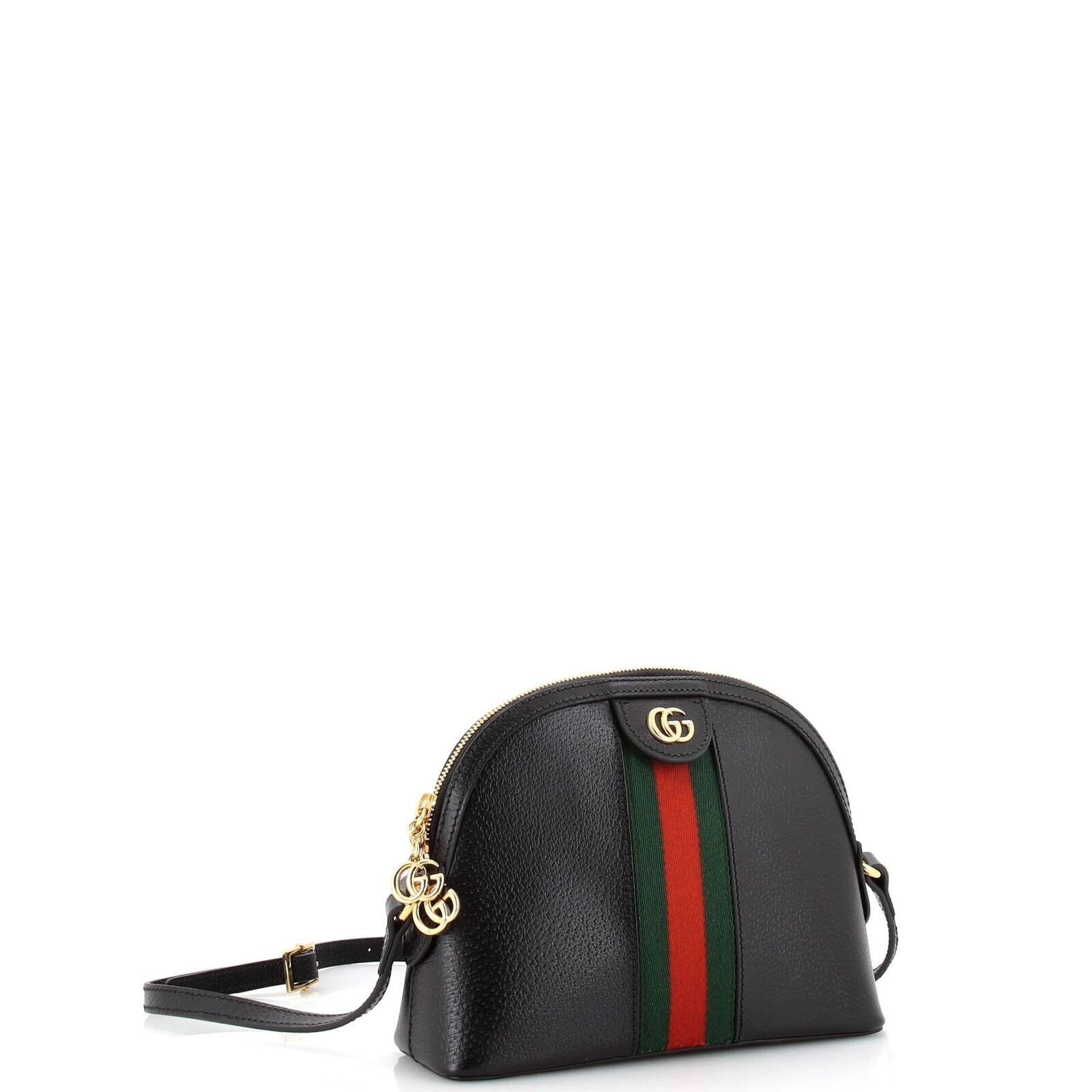 Gucci Leather Canvas Shoulder Bag