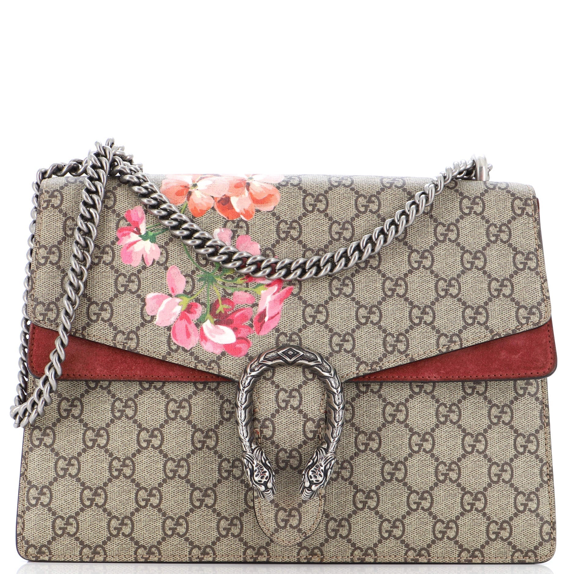 Gucci Chain Canvas Shoulder Bag