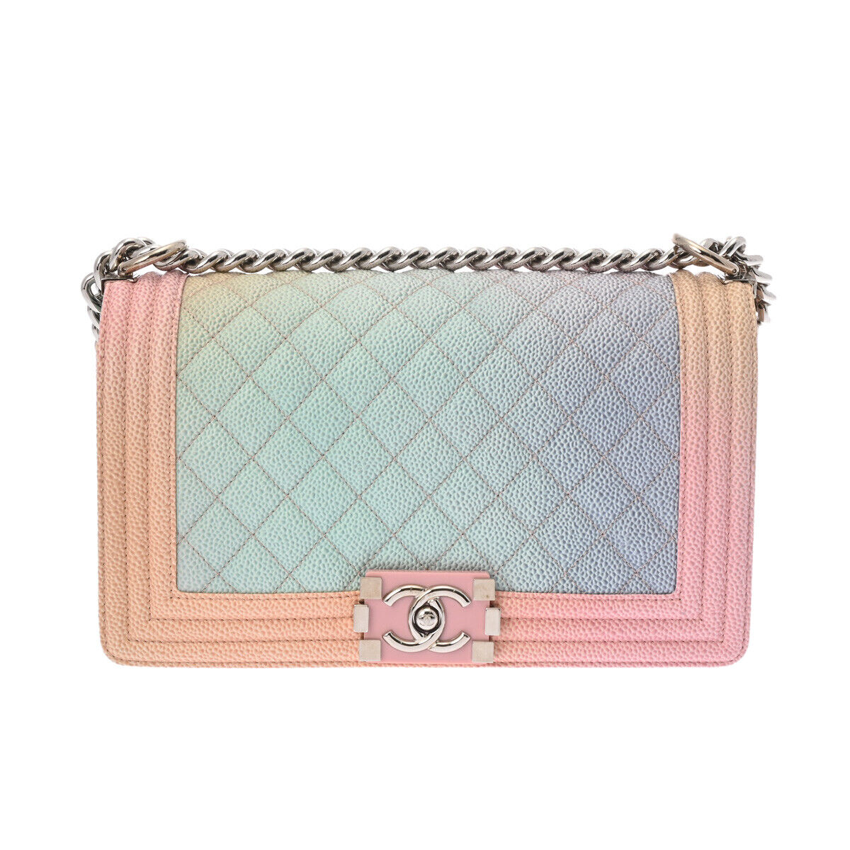 Chanel Boy Chainshoulder 9 8 Rainbow