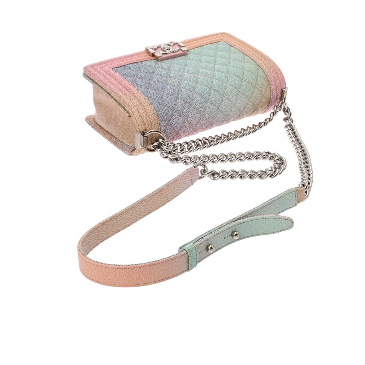 Chanel Boy Chainshoulder 9 8 Rainbow