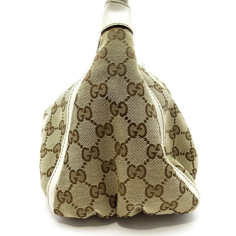 Gucci Leather Canvas Shoulder Bag