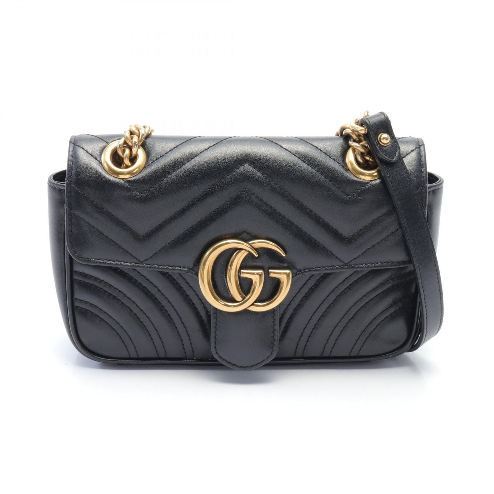 Gucci Chain Leather Shoulder Bag
