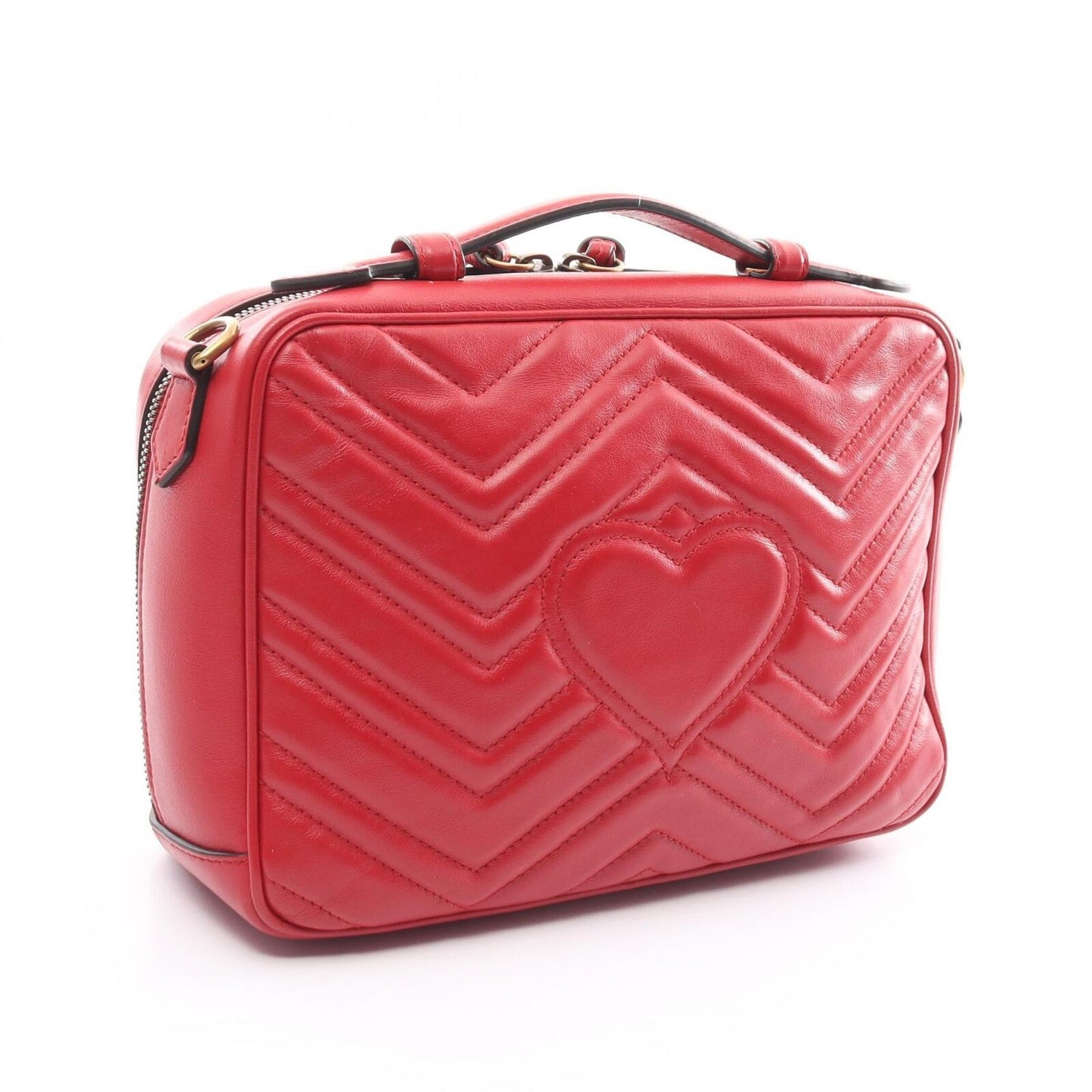 Gucci Leather Top Handle Crossbody