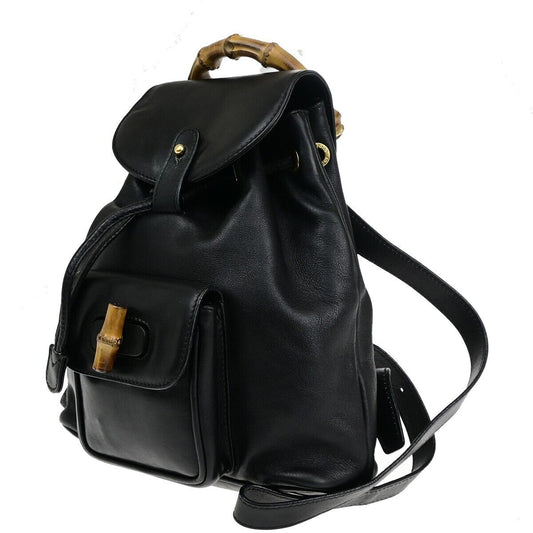 Gucci Twist Leather Top Handle Backpack