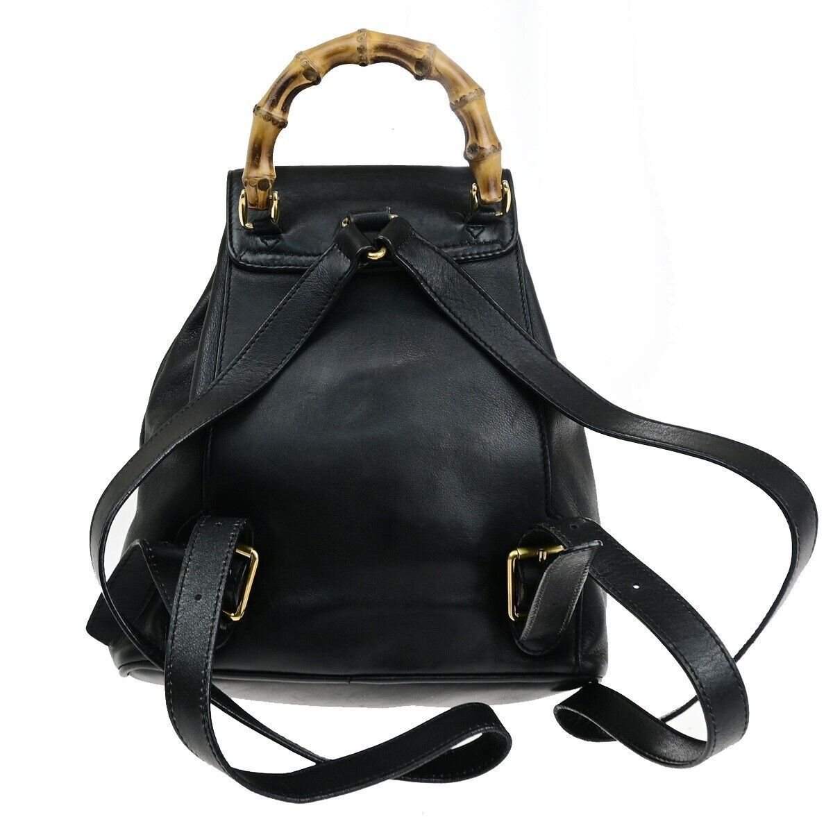 Gucci Twist Leather Top Handle Backpack
