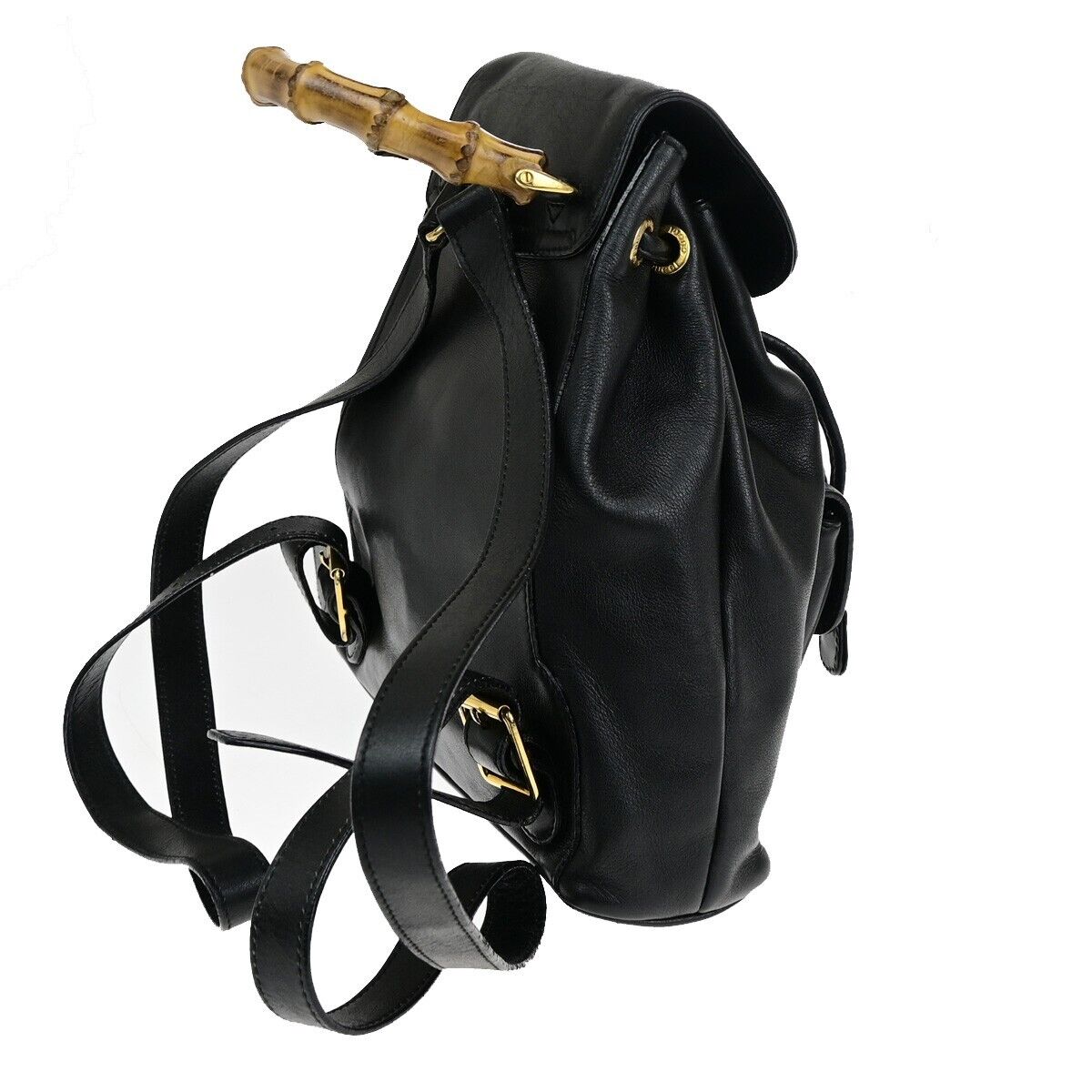Gucci Twist Leather Top Handle Backpack