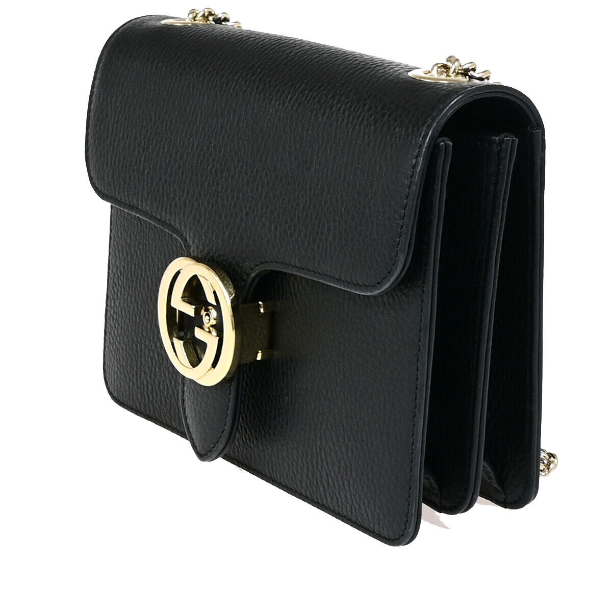 Gucci Chain Leather Shoulder Bag