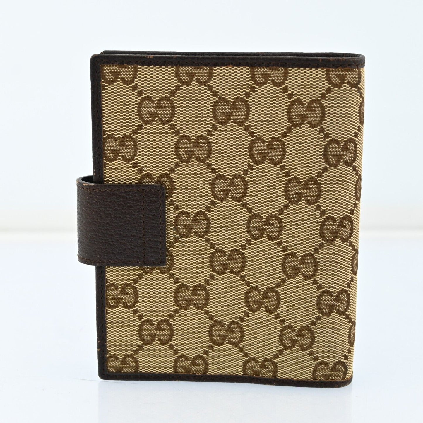Gucci Leather Canvas Handbag