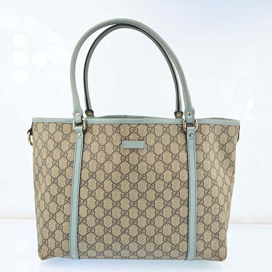 Gucci Monogram Leather Tote