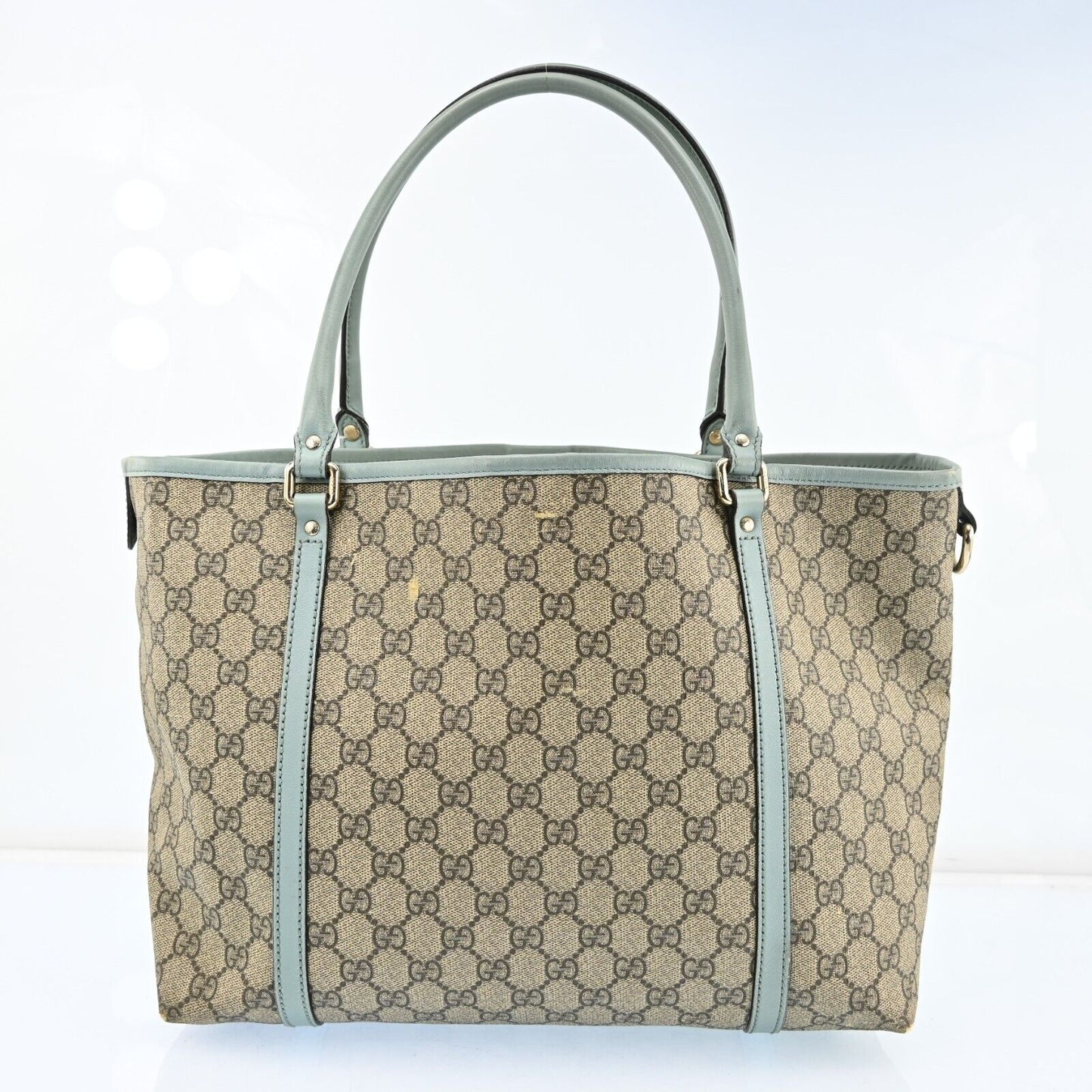 Gucci Monogram Leather Tote
