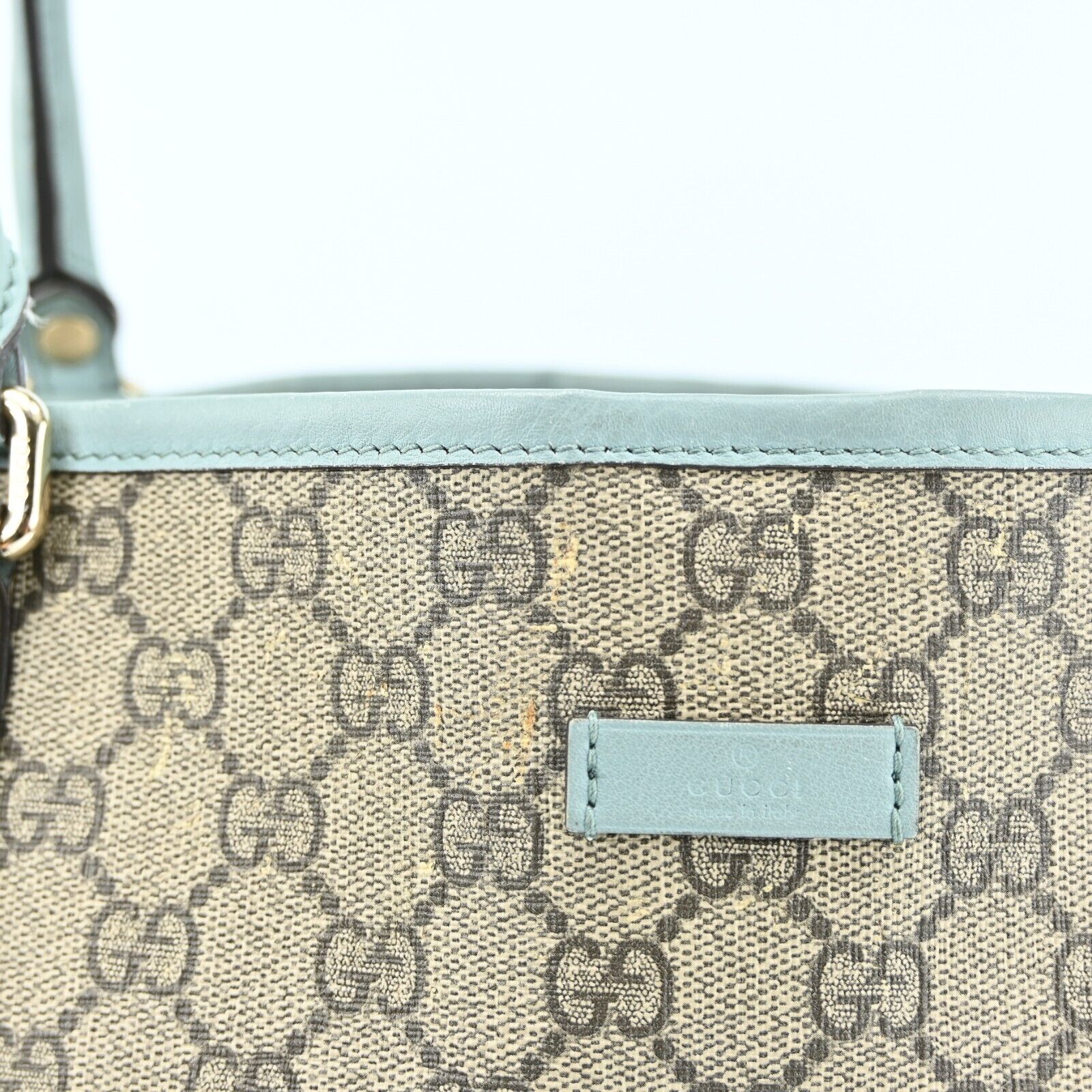 Gucci Monogram Leather Tote