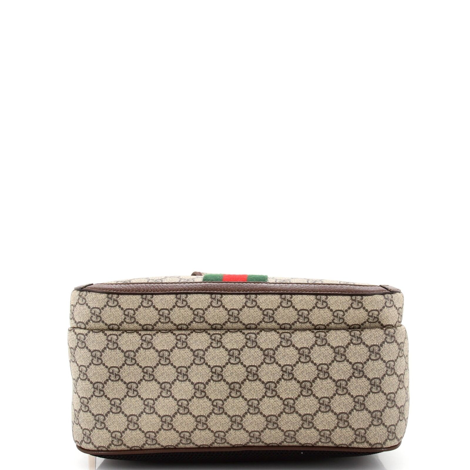 Gucci Leather Canvas Shoulder Bag