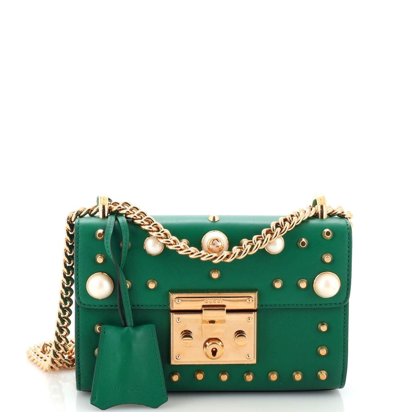 Gucci Twist Leather Shoulder Bag