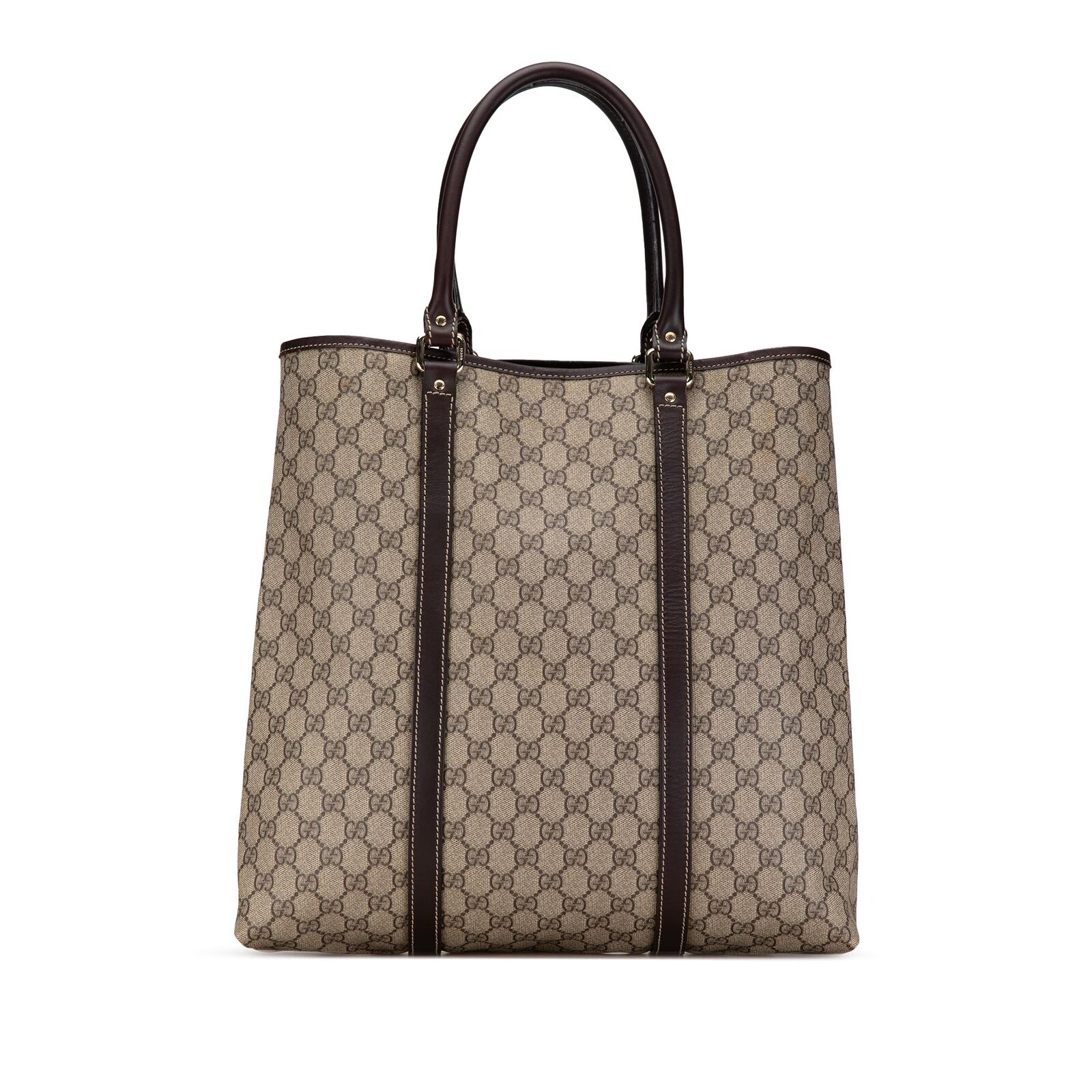 Gucci Leather Canvas Tote
