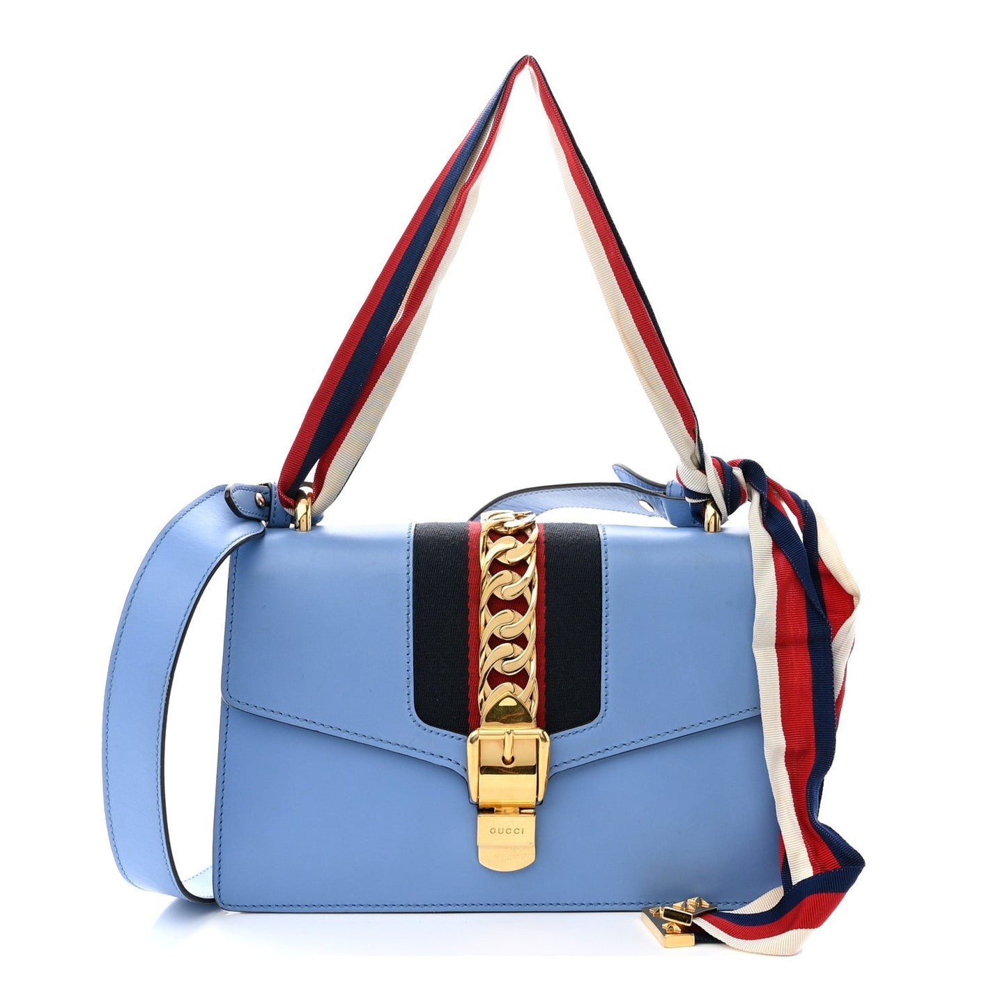 Gucci Chain Leather Shoulder Bag