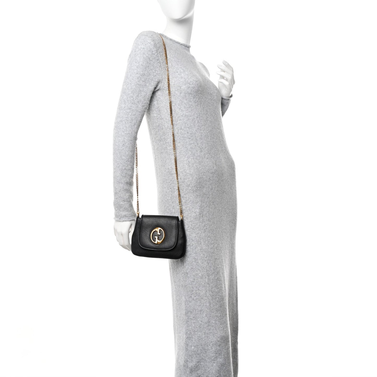 Gucci Chain Leather Shoulder Bag