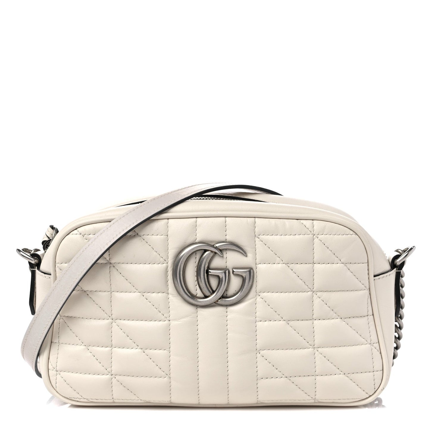 Gucci Twist Chain Leather Shoulder Bag