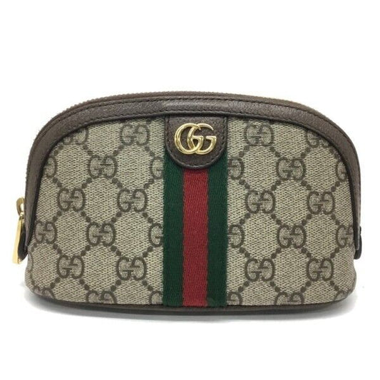 Gucci Monogram Canvas Clutch