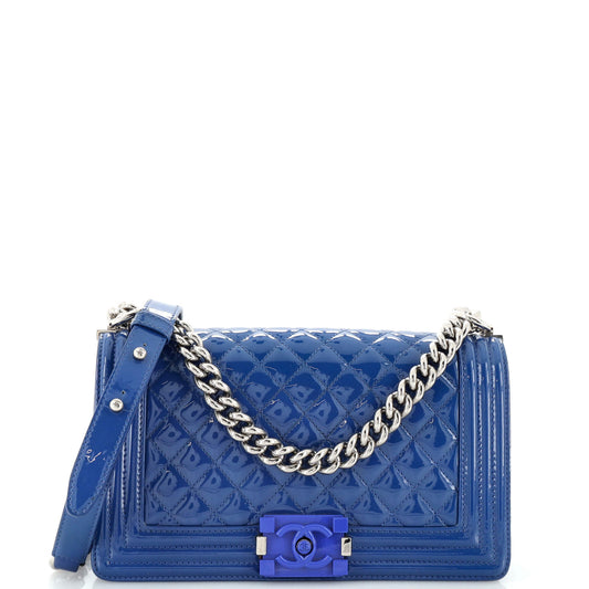 Chanel Boy Flap Bag Quilted Plexiglass