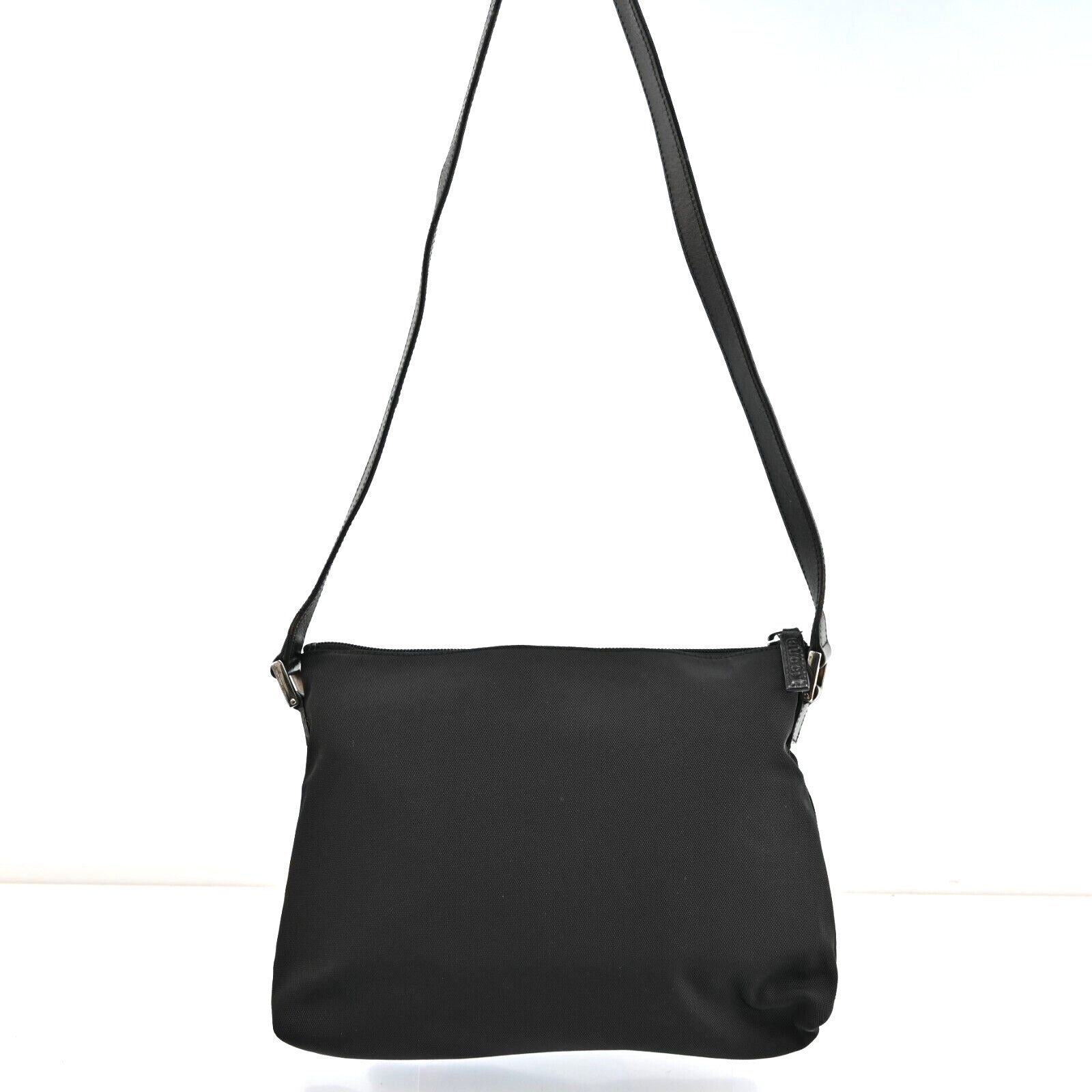 Gucci Nylon Leather Shoulder Bag