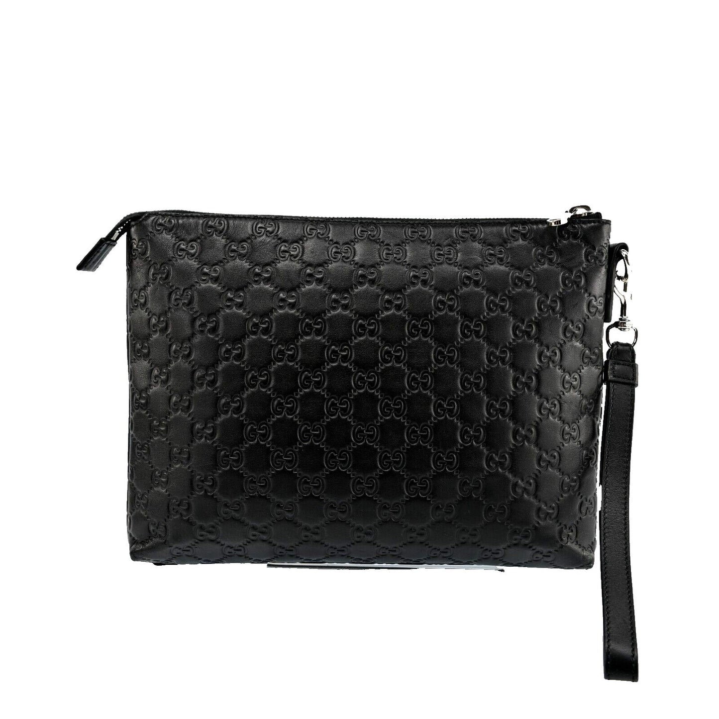 Gucci Monogram Leather Clutch