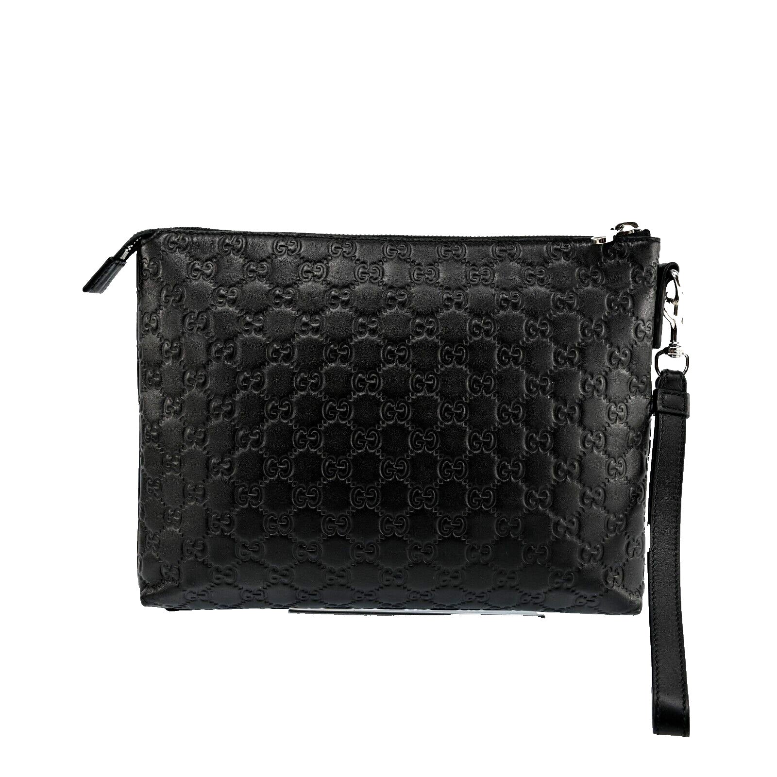 Gucci Monogram Leather Clutch