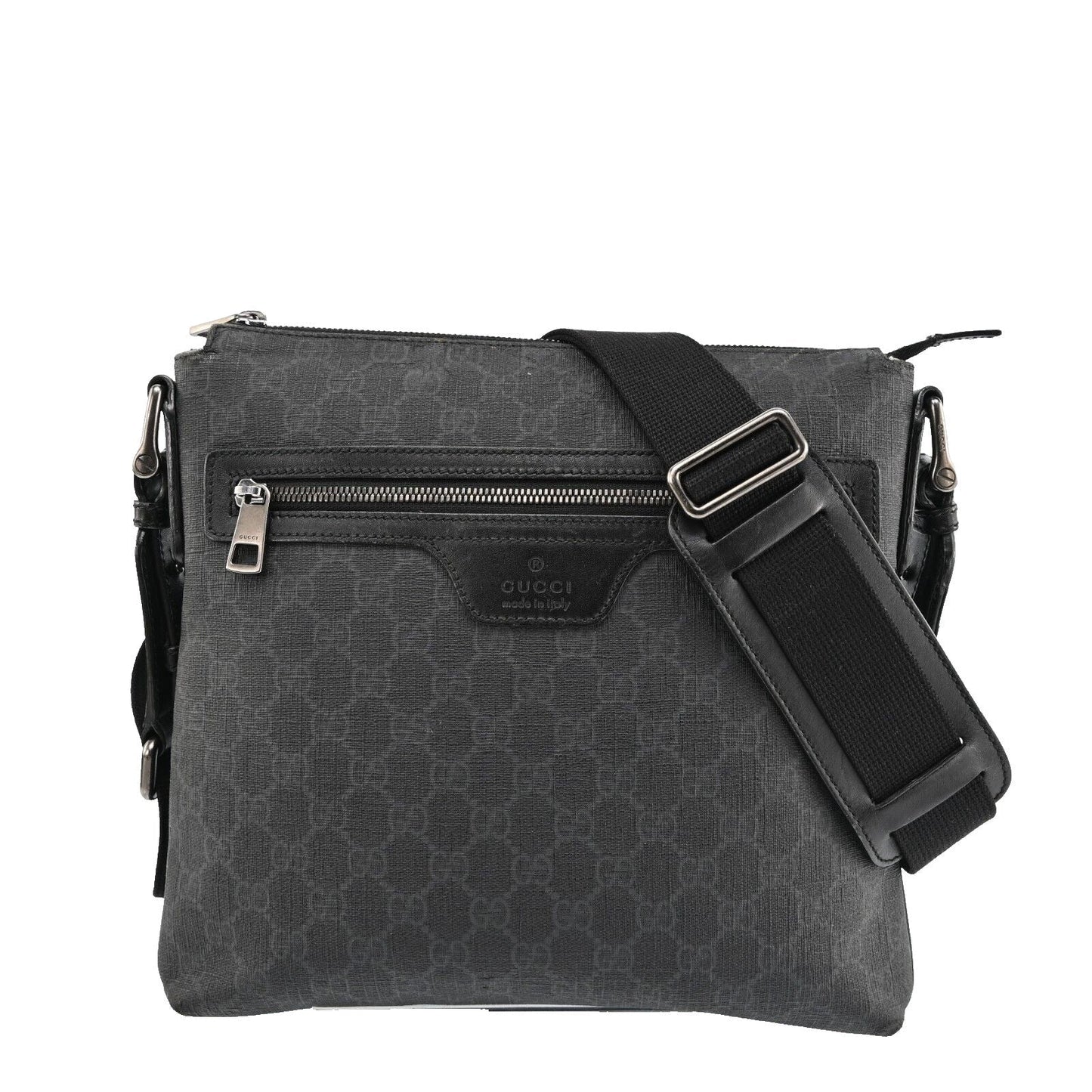 Gucci Lou Monogram Leather Shoulder Bag