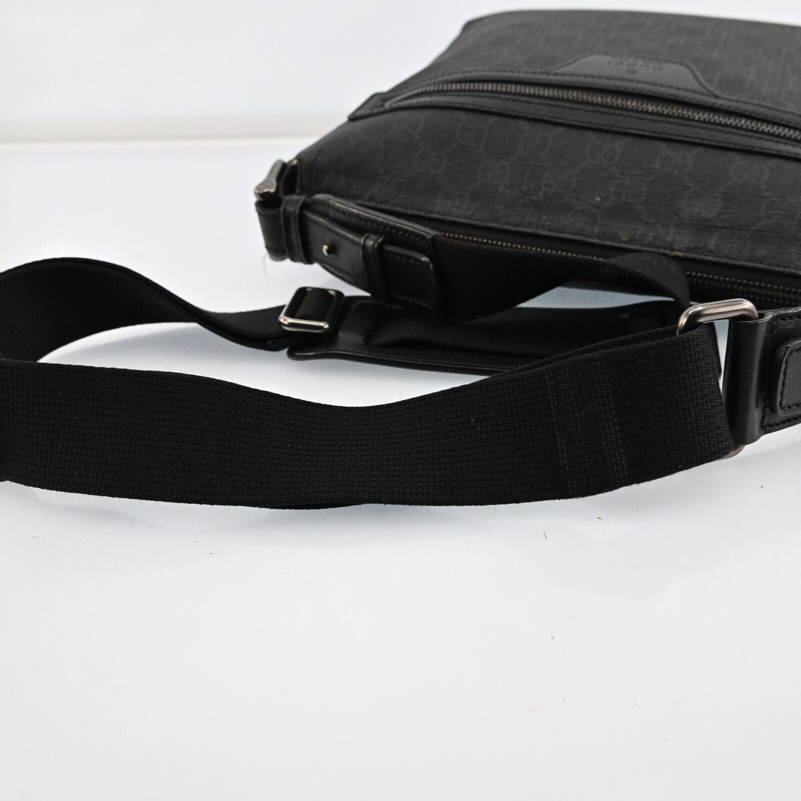 Gucci Lou Monogram Leather Shoulder Bag