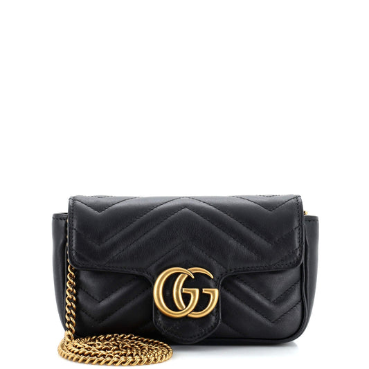 Gucci Chain Leather Shoulder Bag