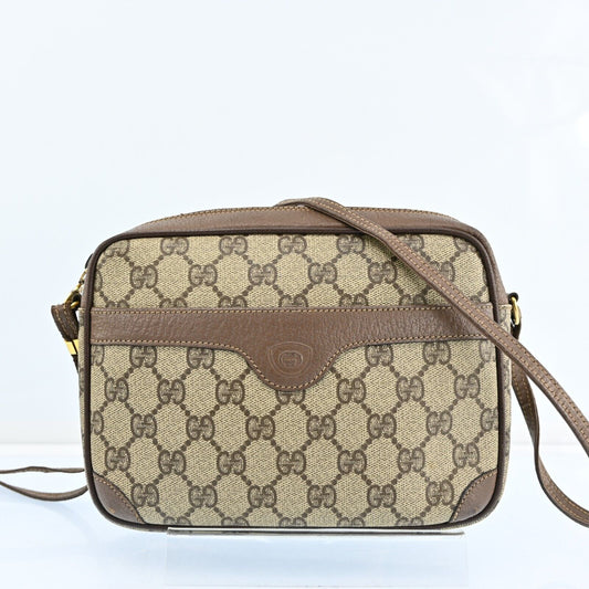 Gucci Monogram Leather Shoulder Bag