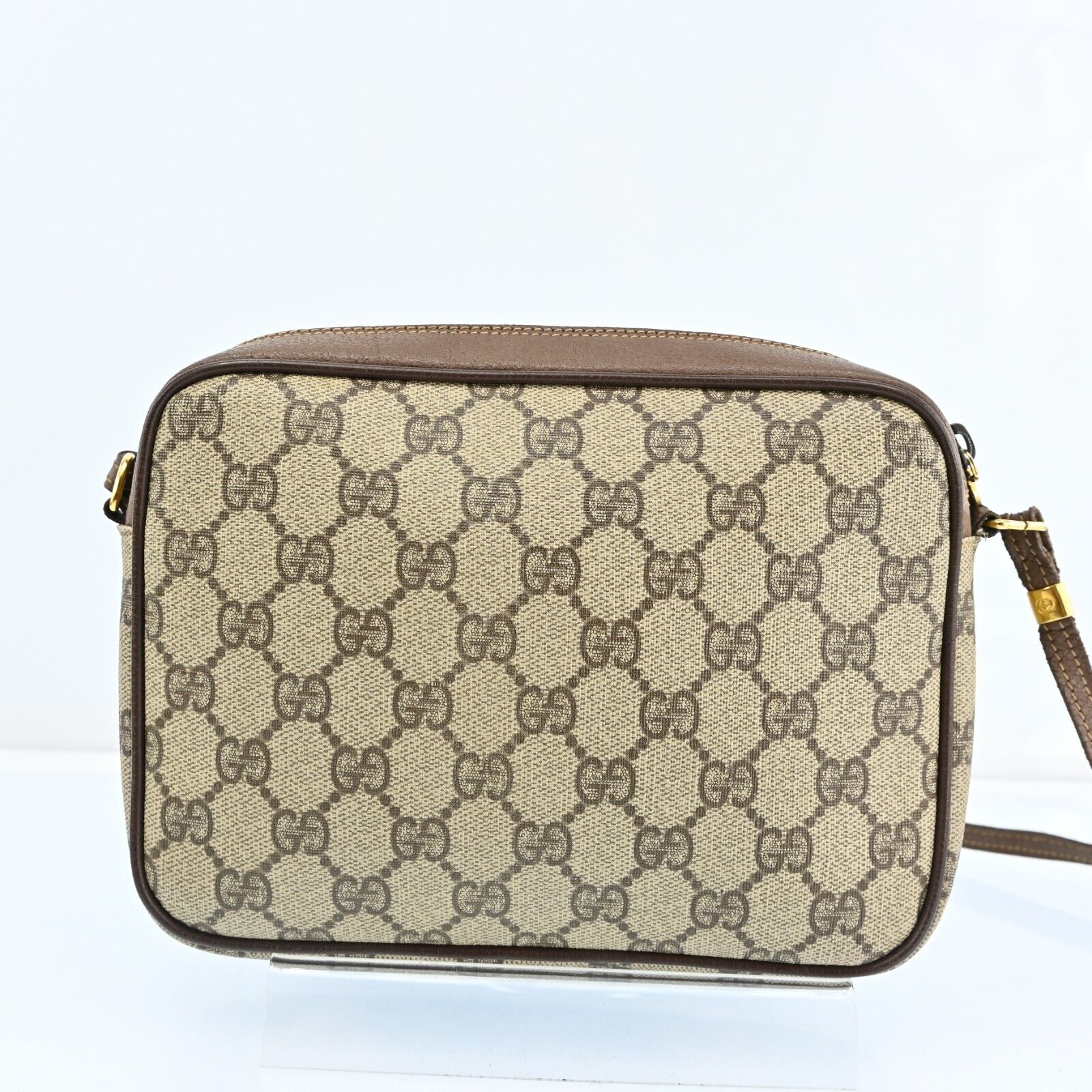Gucci Monogram Leather Shoulder Bag