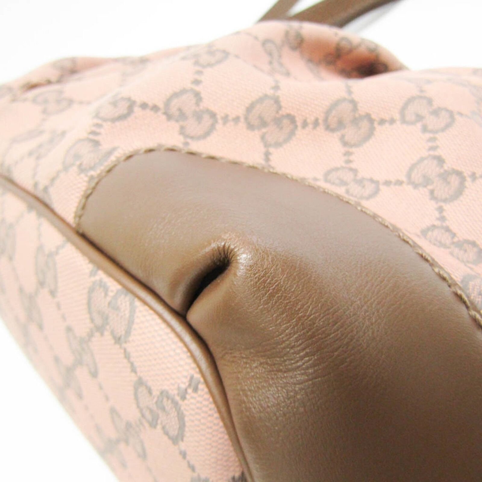 Gucci Leather Canvas Shoulder Bag