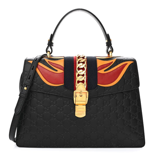Gucci Leather Top Handle Shoulder Bag