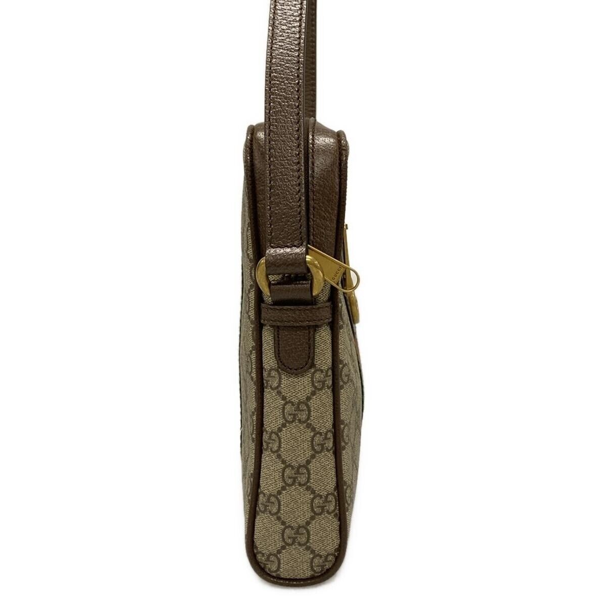Gucci Leather Canvas Shoulder Bag