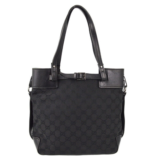 Gucci Monogram Leather Top Handle Tote