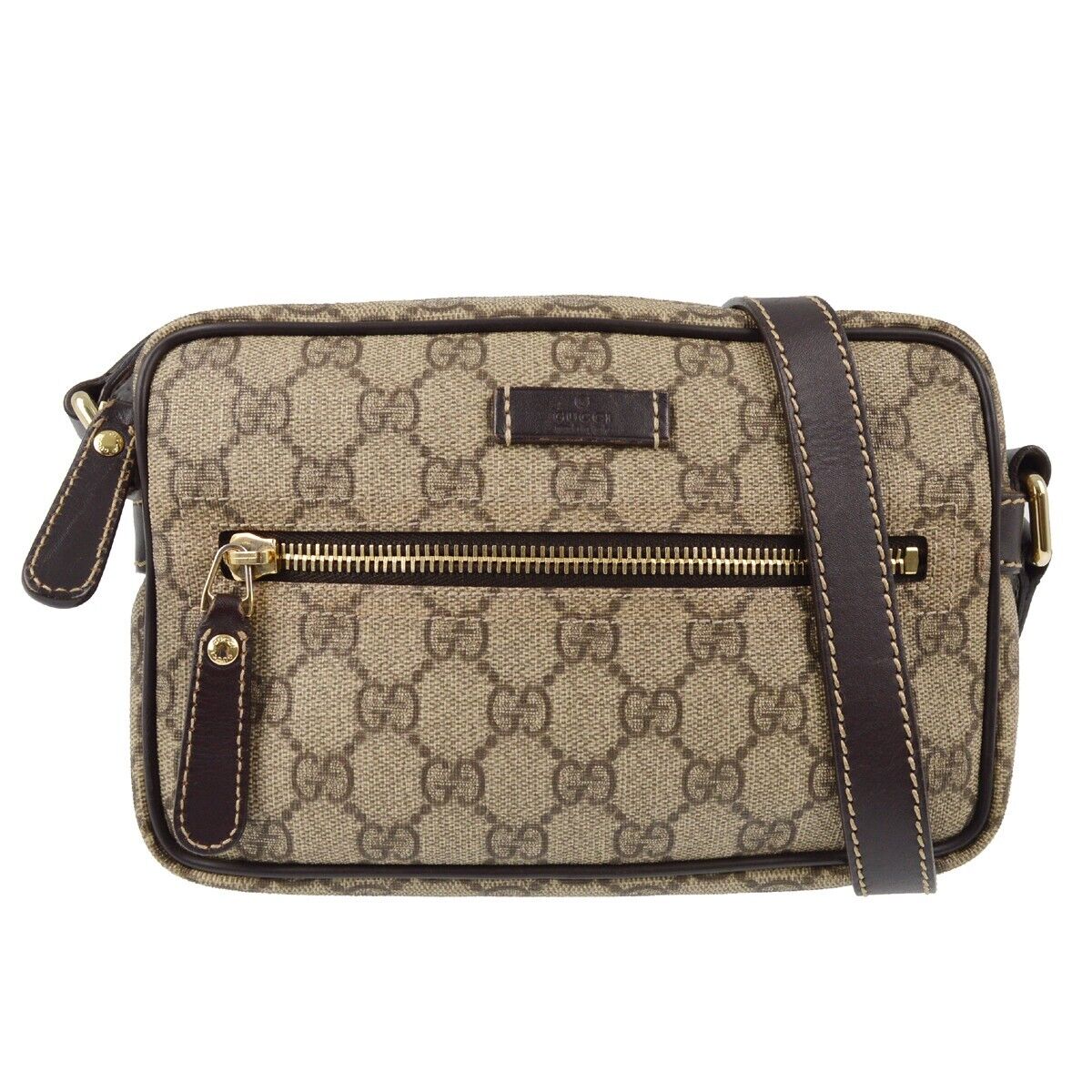 Gucci Monogram Leather Crossbody