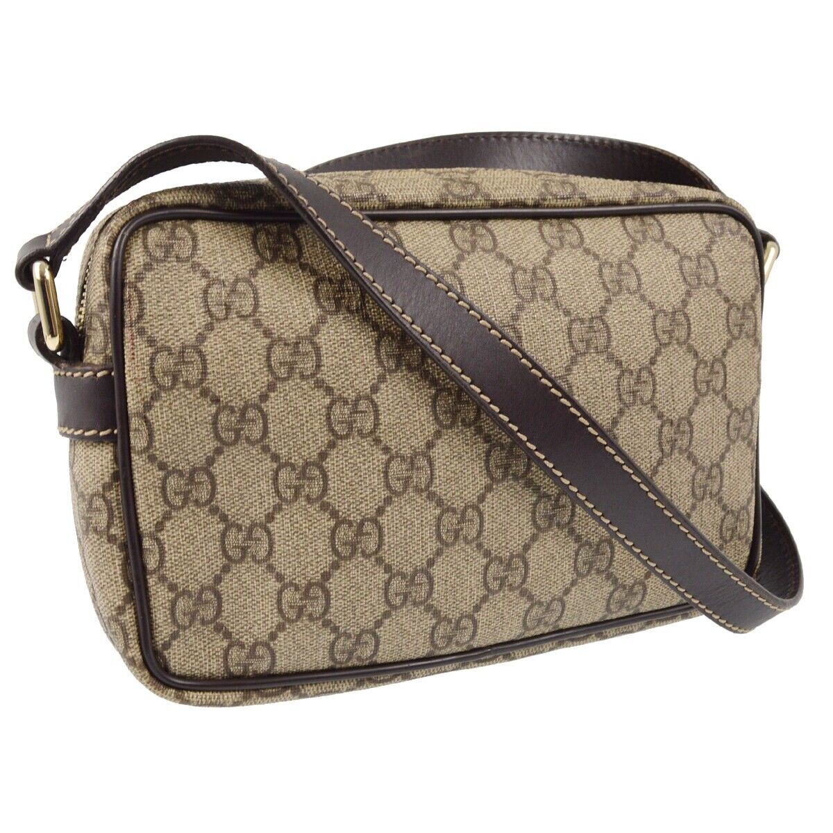 Gucci Monogram Leather Crossbody