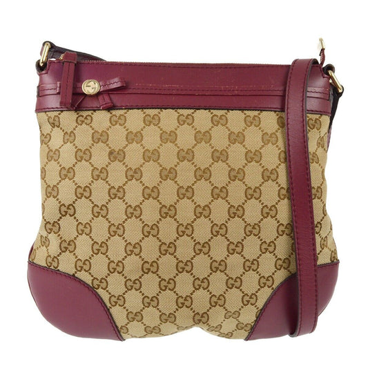 Gucci Leather Canvas Crossbody