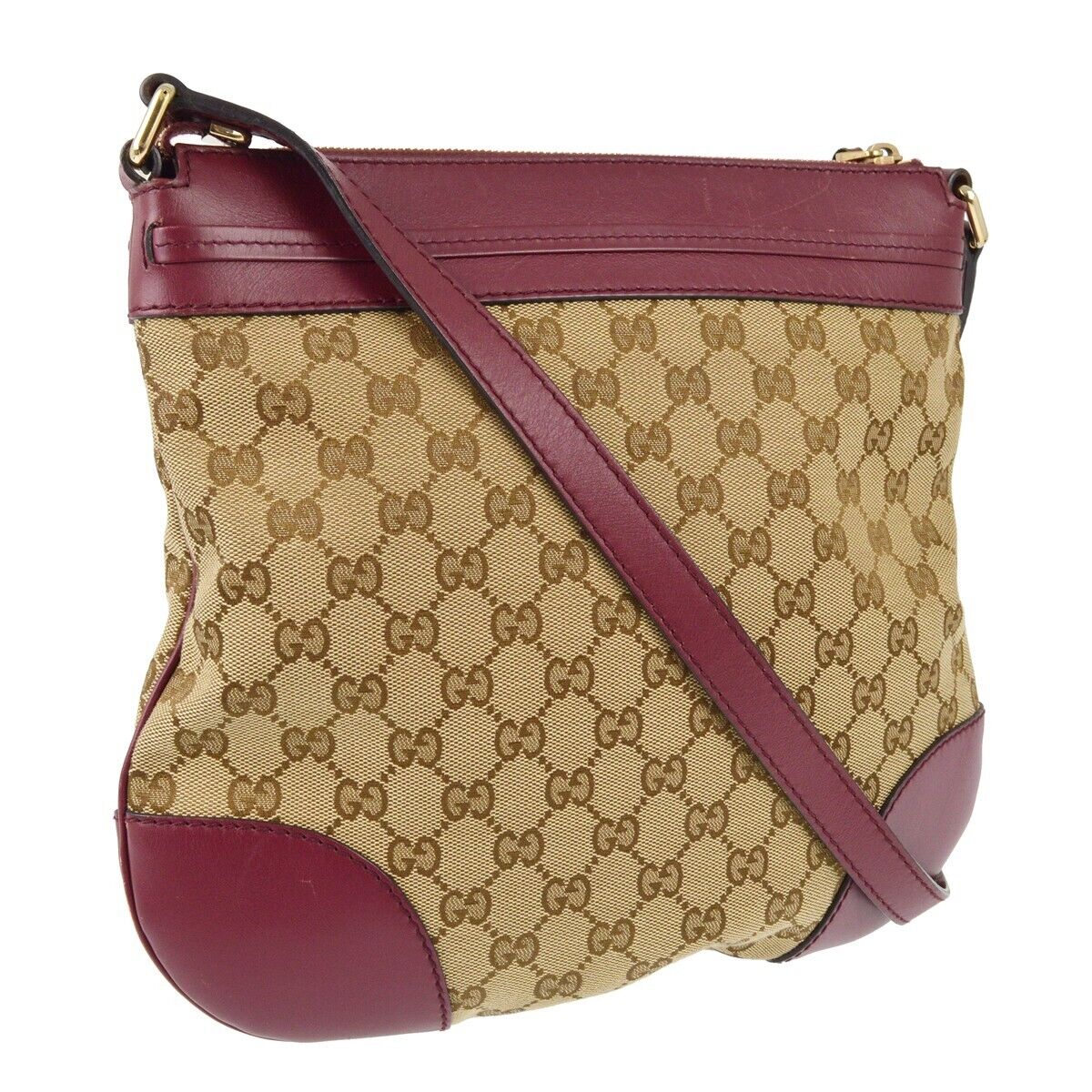Gucci Leather Canvas Crossbody