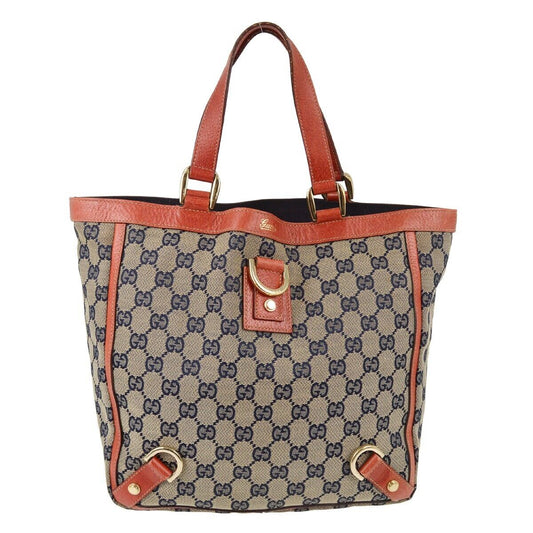 Gucci Monogram Leather Tote