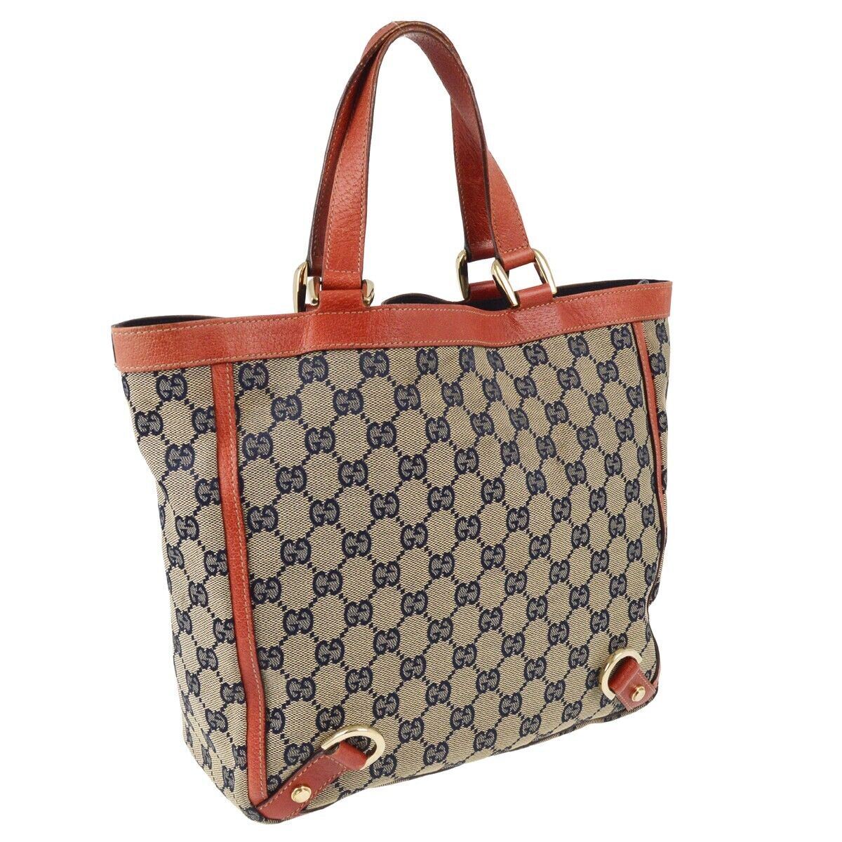 Gucci Monogram Leather Tote