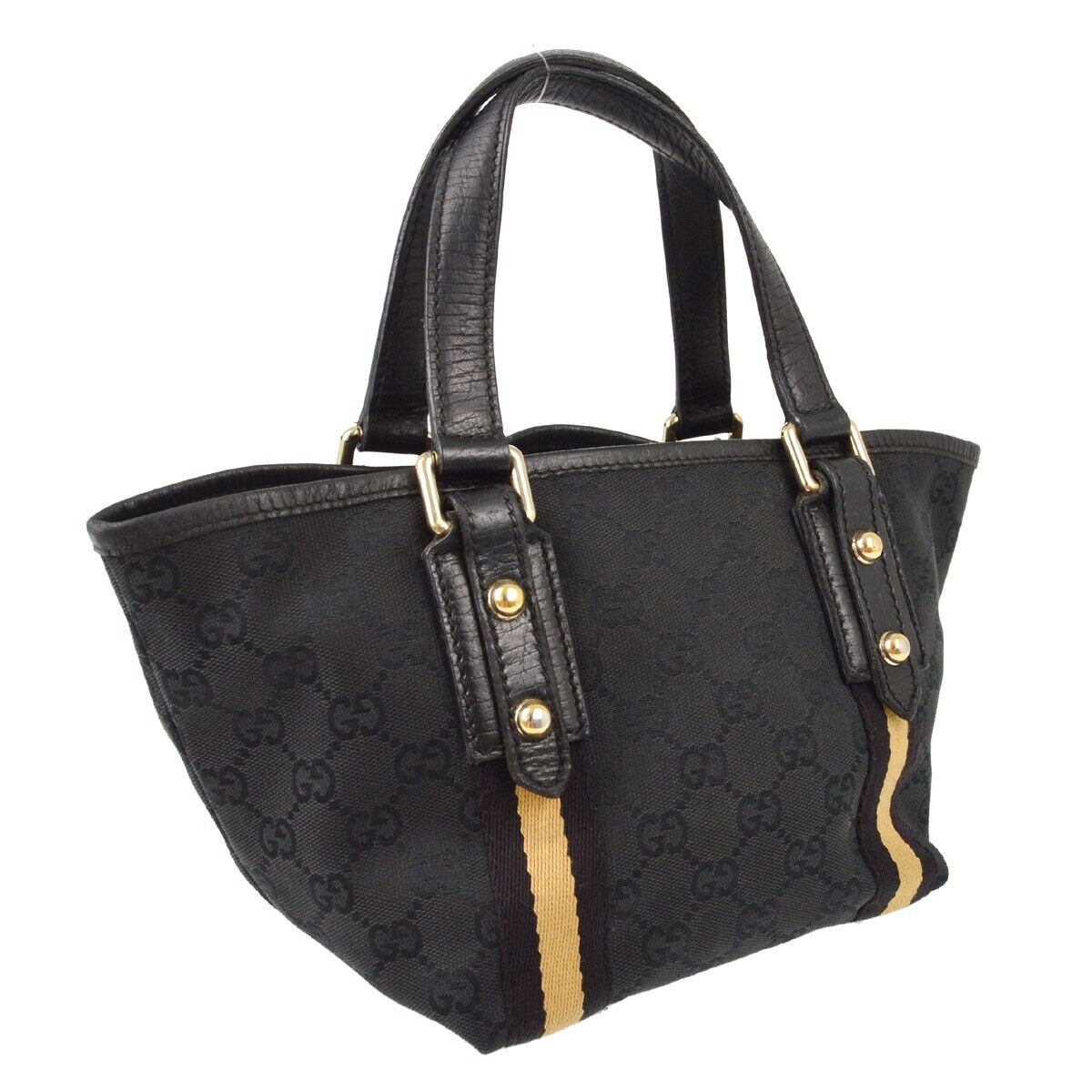 Gucci Monogram Leather Tote