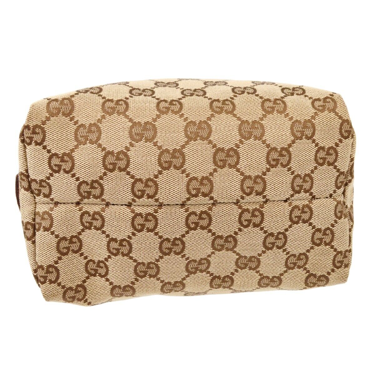 Gucci Monogram Leather Canvas Shoulder Bag
