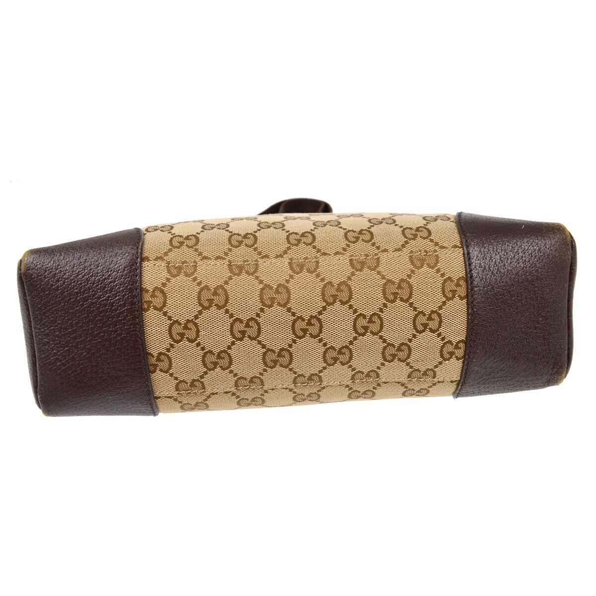 Gucci Monogram Leather Canvas Shoulder Bag