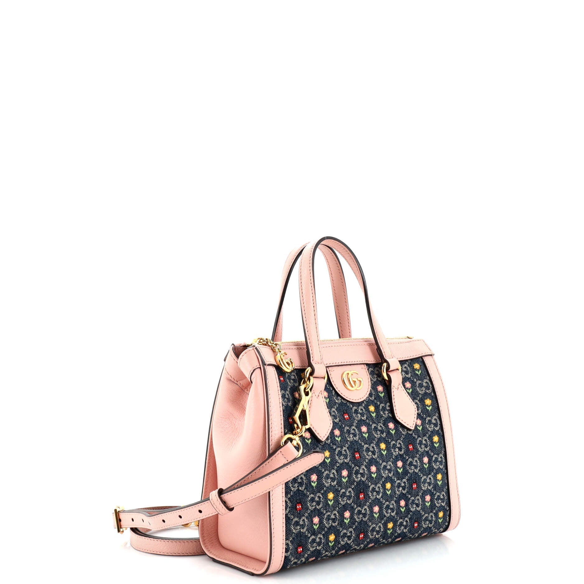Gucci Leather Canvas Tote
