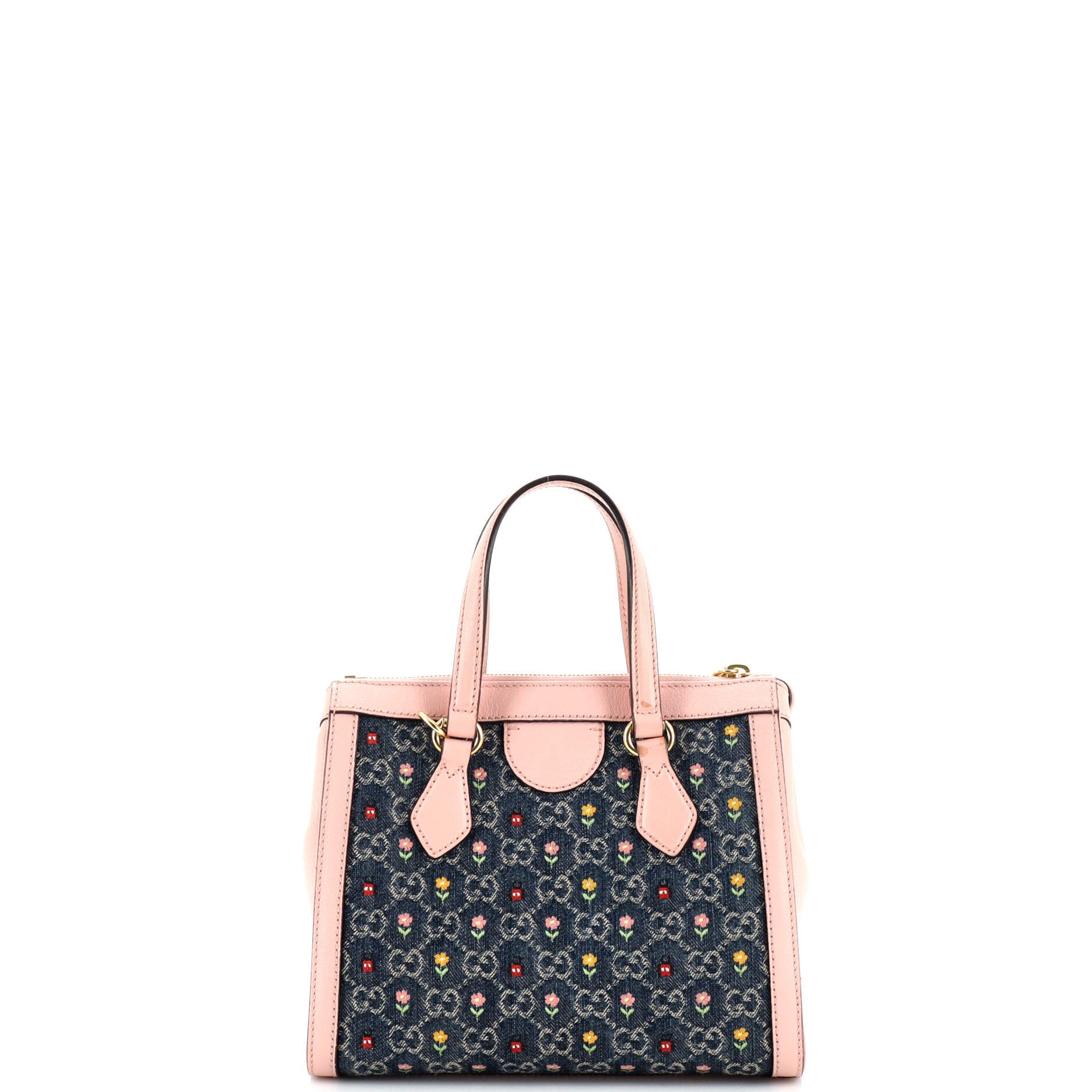Gucci Leather Canvas Tote