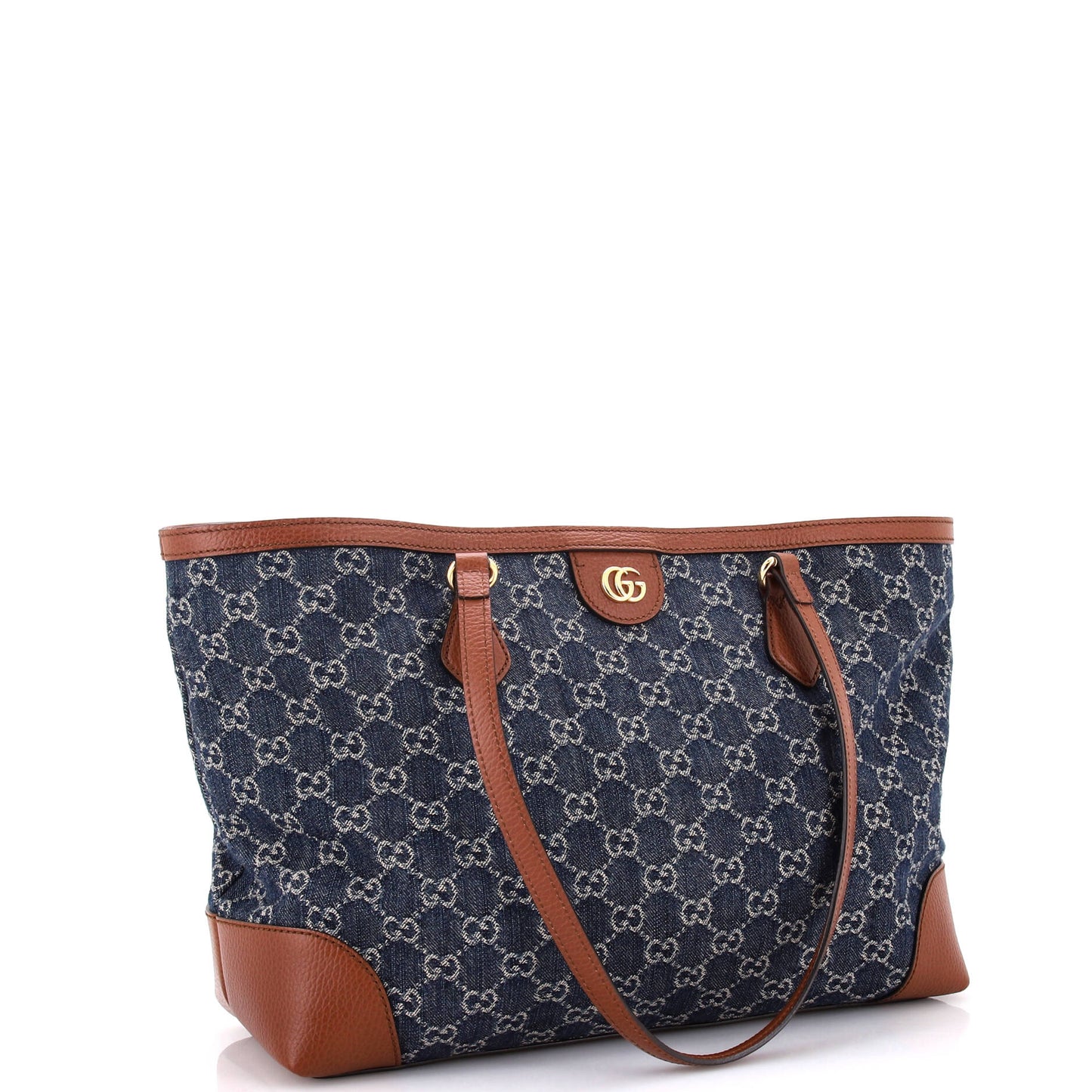 Gucci Leather Canvas Tote