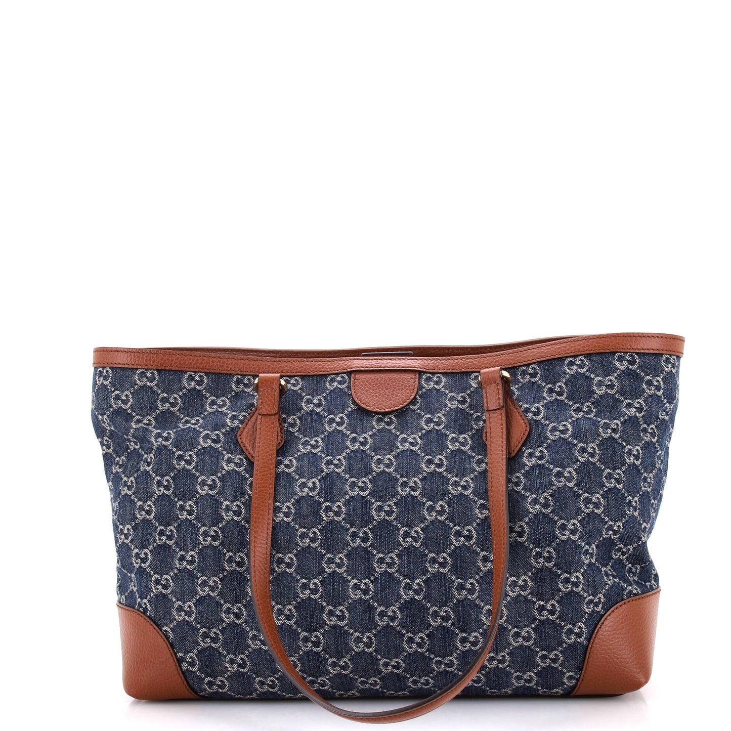 Gucci Leather Canvas Tote