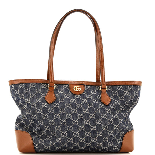 Gucci Leather Canvas Tote